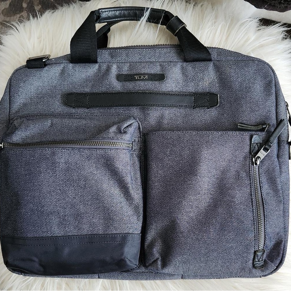 Tumi Dalston Laptop Bag Slim Travel Briefcase Business